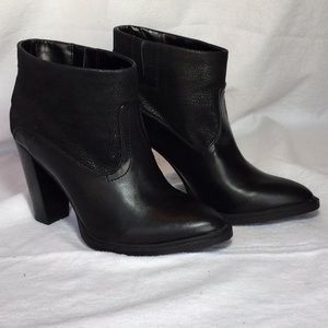 Crown Vintage Black Western Bootie